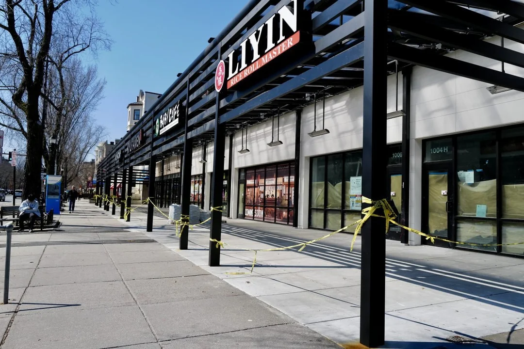 A restaurant scene in the St. Mary's area along Beacon Street in Precinct 1.